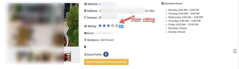 Business listing screenshot 1